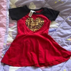 Bebe red dress size girls 4
